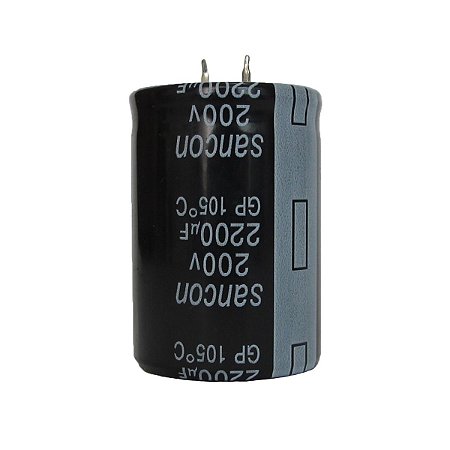 Capacitor eletrolítico 2200uF x 200Vdc - 35mm * 50mm