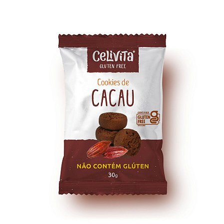 Cookies de Cacau Sem Glúten Celivita 30g *Val.101124