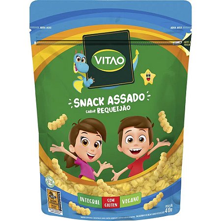 Snacks Sabor Requeijão Sem Glúten Kids Vitao 40g *Val.241223