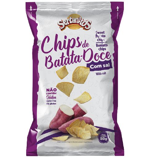Chips de Batata-Doce com sal SG Sertanitos 50g *Val.120824