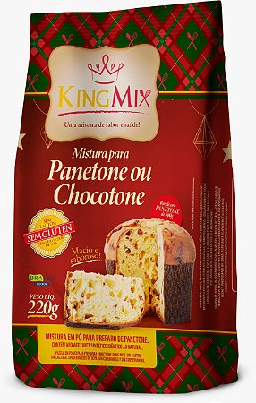 Mistura para Panetone Sem Glúten King Mix 220g *Val.011024