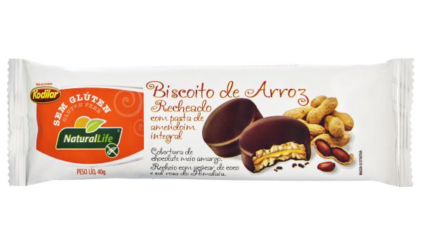 Biscoito de Arroz com Pasta de Amendoim Integral SG Natural Life 40g *Val.231123