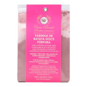 Farinha de Batata Doce Púrpura SG Ceres Brasil 200g *Val.310823