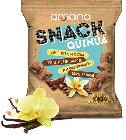 Snack de Quinua e Chocolate com Recheio de Baunilha SG Amana 40g *Val.051024