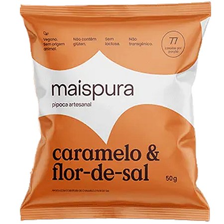 Pipoca Artesanal Caramelo e Flor-de-Sal SG Mais Pura 50g *Val.240324