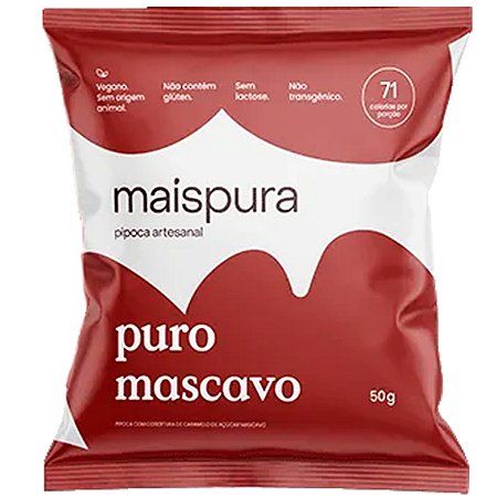 Pipoca Artesanal Puro Mascavo SG Mais Pura 50g *Val.071023