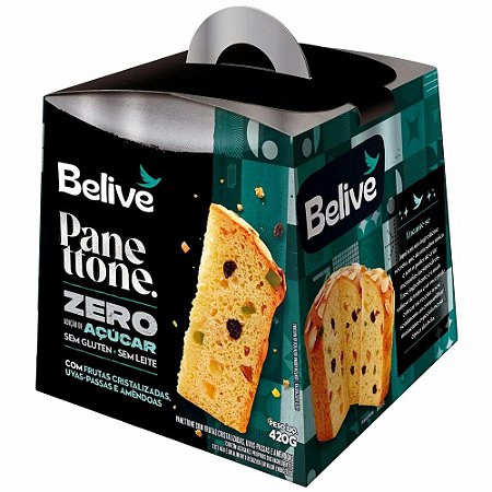 Panettone com Frutas Cristalizadas SG SL Belive 420g *Val.300126