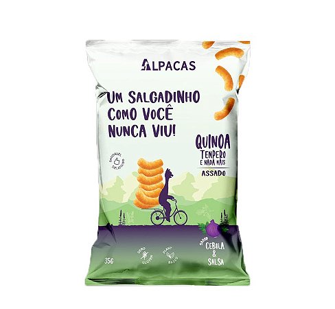 Salgadinho de Quinoa Cebola e Salsa SG Alpacas 35g *Val.081023