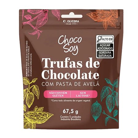 Trufas de Chocolate com Pasta de Avelã SG Choco Soy 67,5g *Val.311024