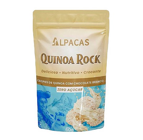 Crispy de Quinoa com Chocolate Branco Zero Açúcar SG Alpacas 60g *Val.300924