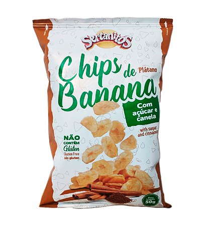 Chips de Banana com Açúcar e Canela SG Sertanitos 50g *Val.290724