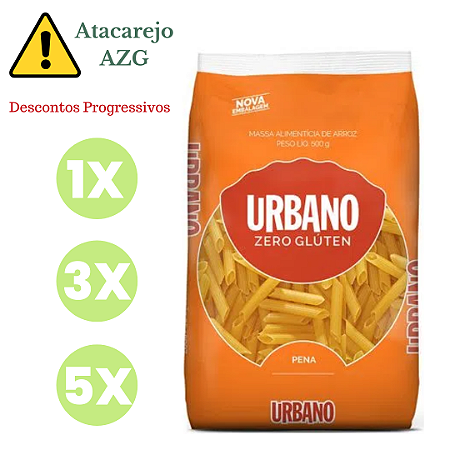 Macarrão Pena Sem Glúten Urbano 500g *Val.040924