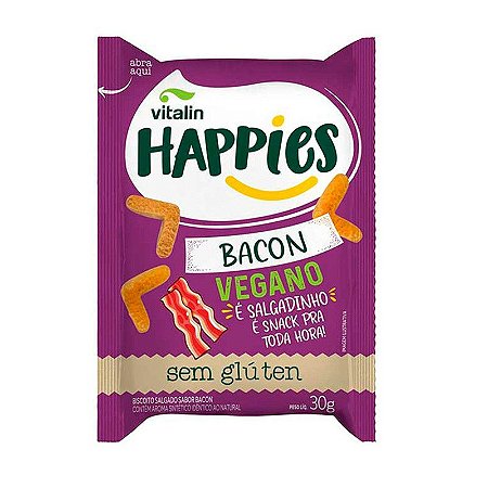 Snack sabor Bacon SG Happies Vitalin 30g *Val.040424