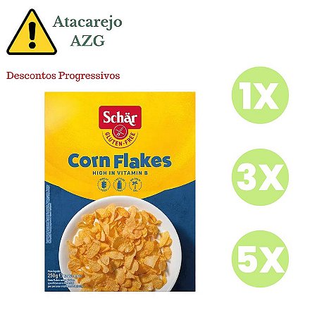 Cereal Corn Flakes Sem Glúten Schar 250gr *Val.300325