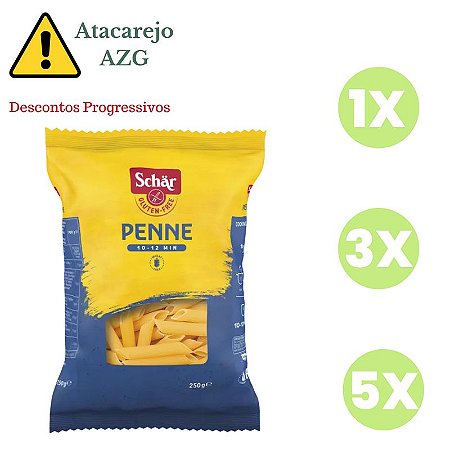 Macarrão Penne Sem Glúten Schär 250g *Val.121224