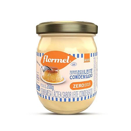 Sobremesa Láctea Sabor Leite Condensado Zero Sem Glúten Flormel 200g *Val.091023