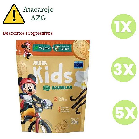 Biscoito de Baunilha Kids Disney SG Veg Aruba 30g *Val.051224