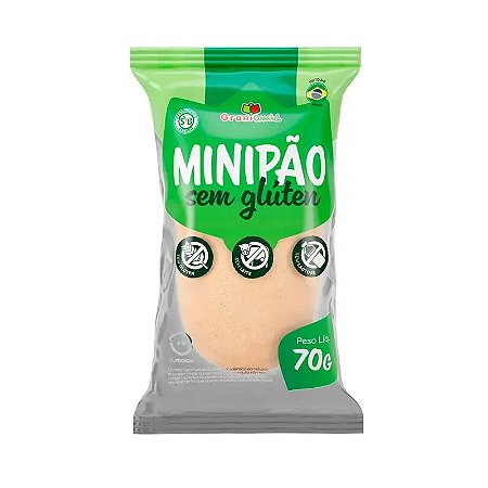 Mini pão Sem Glúten Grani Amici 70g *Val.290324