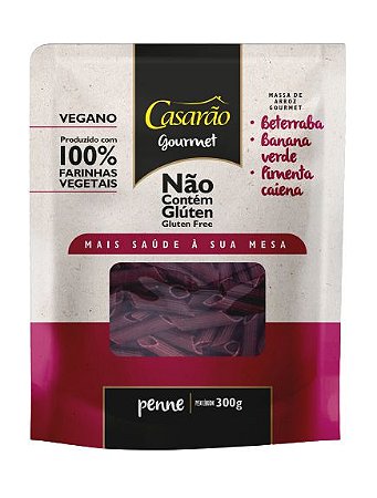 Casarão Gourmet Penne Bet Ban Verde Pim Cayena S/G 300g*Val.110326