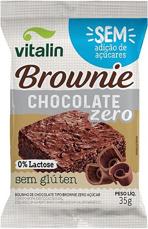 Brownie Chocolate Zero SG SL Vitalin 35g*021224