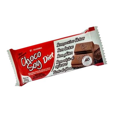 Choco Soy Barrinha Diet Ovelbra 20g   *Val.310524