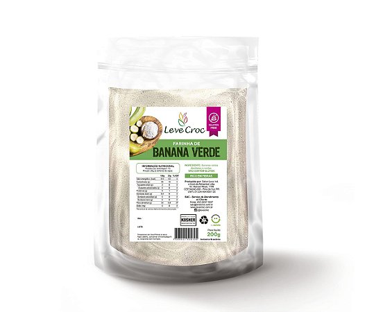 Farinha de Banana Verde Leve Croc 200g*Val.200724