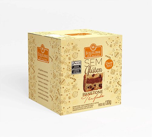 Mini Panetone Choco Trufado SG e SL Équilibre 130g *Val.020126