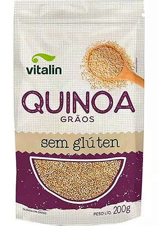 Quinoa em Grãos Sem Glúten Vitalin 200g  *Val.120126