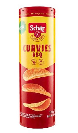 Snack Batata Curvies Sabor Barbecue BBQ SG Schar 170g Promo*Val.200624