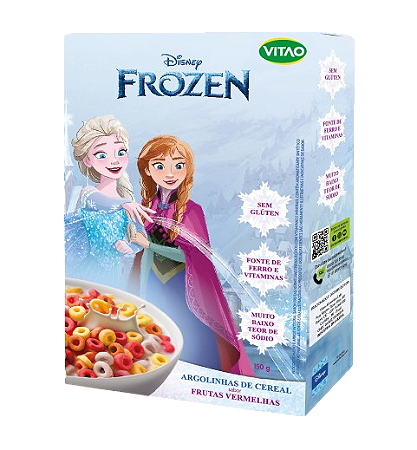 Cereal Argolinhas Sabor Frutas Vermelhas Frozen Vitao 150g*Val.050526