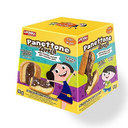 Panetone de Avelã Show da Luna Sg/SL/SA Aminna 80g *Val 260226