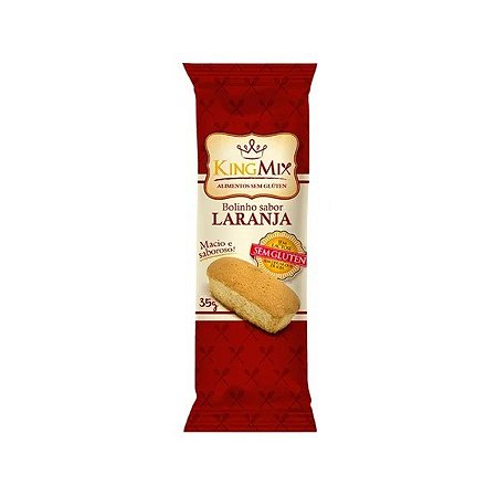 Bolinho de Laranja Sem Glúten e Lactose King Mix 35g *Val 080625