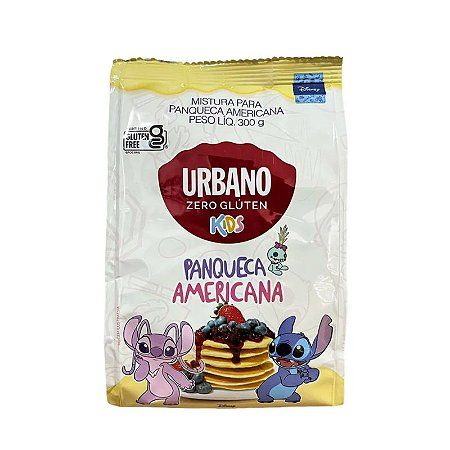 Mistura para Panqueca Americana Sem Glúten Urbano 300g *Val.290526