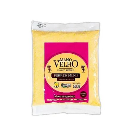 Fubá de Milho SG Orgânico e Não Transgênico Mano Velho 500g *Val 300626