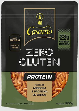 Macarrão Sem Glúten Tubete Abóbora Protein Casarão 200g *Val131127