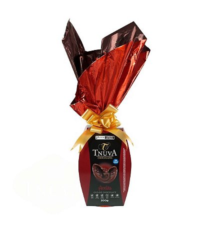 Ovo de Chocolate 56% Cacau com Avelã Sem Glúten e Vegano Tnuva 200gr *Val010726