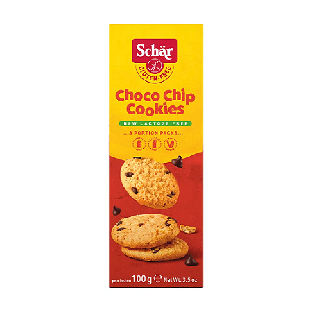 Choco Chip Cookie Sem Glúten e Vegano Schar 100g *Val.070125