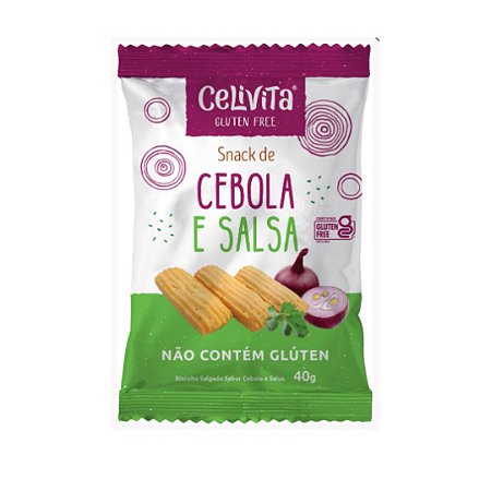 Snack Salgado Cebola e Salsa SG Celivita 30g *Val.140424