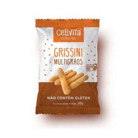 Snack Salgado Grissini Multigrãos SG Celivita 30g *Val.120823