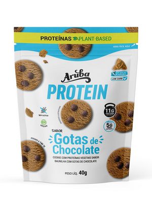 Cookie Protein Baunilha com Gotas de Chocolate SG Aruba 40g *Val.130824