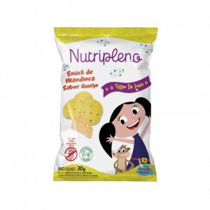 Snack Integral de Mandioca Sabor Queijo Sem Glúten Show da Luna Nutripleno 30g *Val.271224