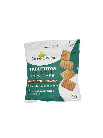 Tabletitos Low Carb Original Sem Glúten Leve Croc 25g *Val.080824