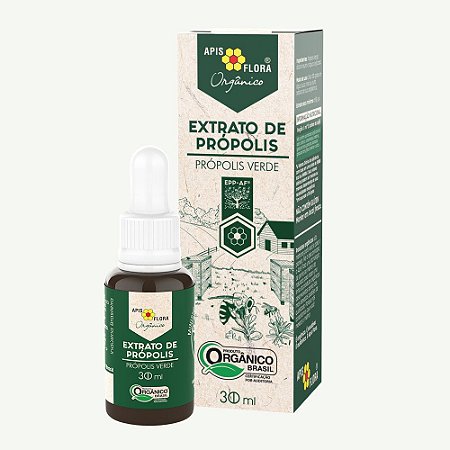 Extrato de Própolis Verde Orgânico SG Apis Flora 30ml *Val.050824