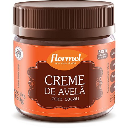 Creme de Avelã com Cacau Sem Glúten Flormel 150g *Val.120325