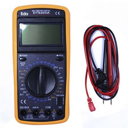 MULTIMETRO DIGITAL COM CAPACIMETRO DT 9205A