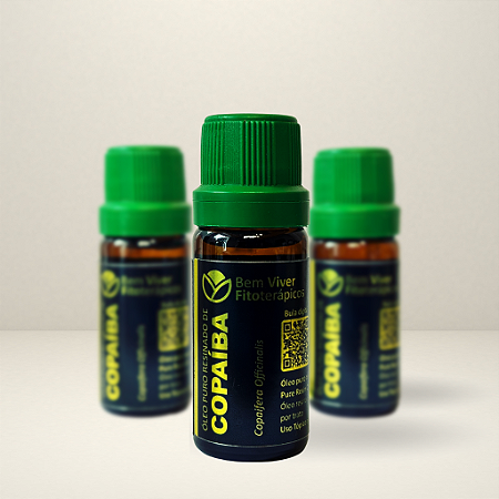 Óleo Puro Resinado de Copaíba (Copaifera officinalis) 10ml