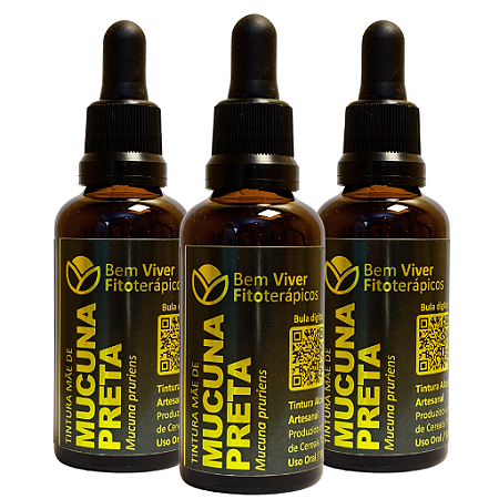 Tintura Mãe de Mucuna Preta (Mucuna pruriens) 50ml