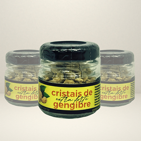 Cristais de Gengibre Extra Forte (Zingiber officinale) 17g