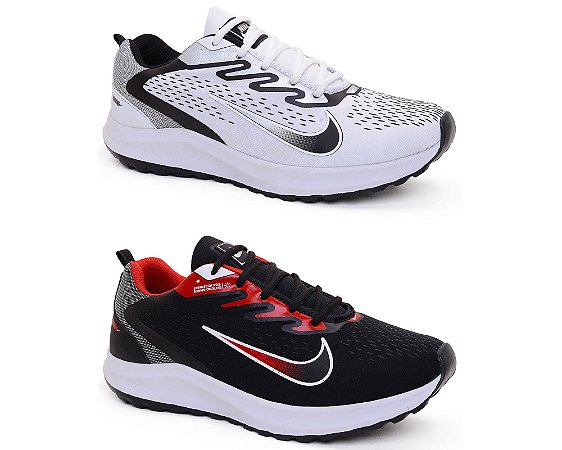 nike running masculino preto