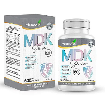 MDK Sênior 600mg - 60 cápsulas - Melcoprol